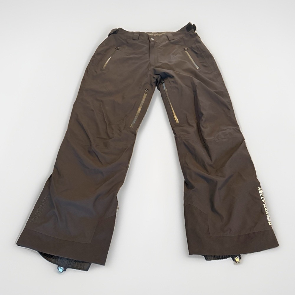 Helly Hansen Waterproof Helly Tech Snow Pants Men XL Black Skiing Snowboarding